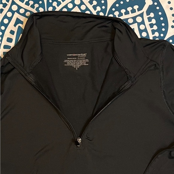 Women's Sz Sm Warm Essentials by Cuddl Duds Long Sleeve half zip w/thumb holes - Picture 5 of 6